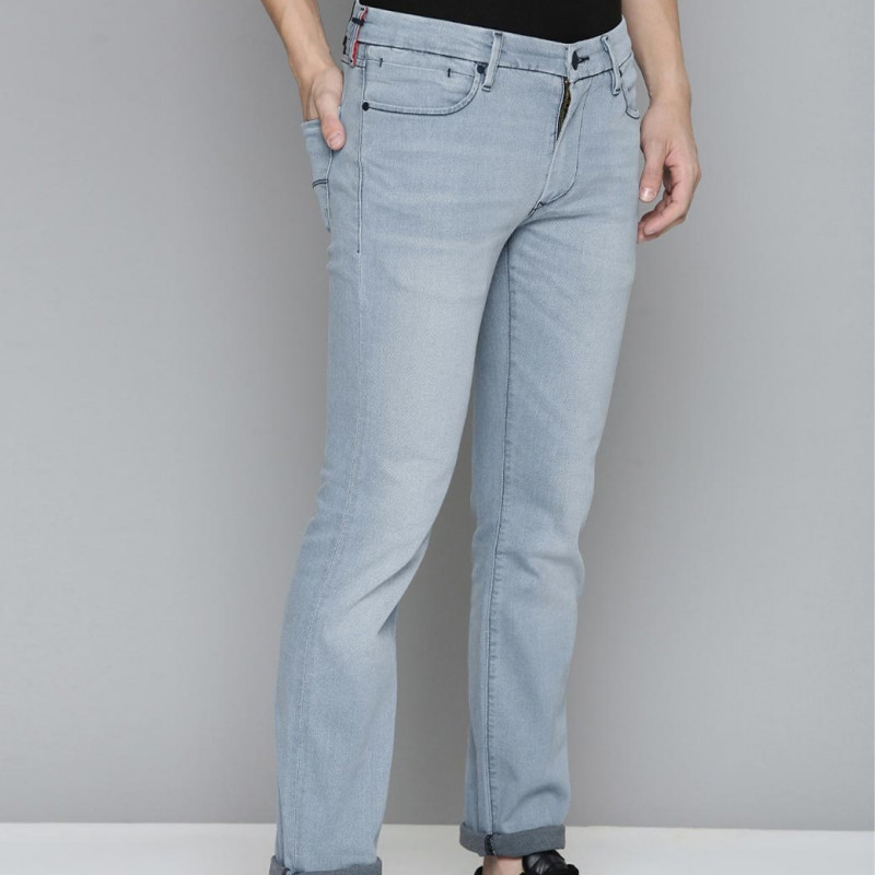 Men Blue Slim Fit Light Fade Stretchable Jeans