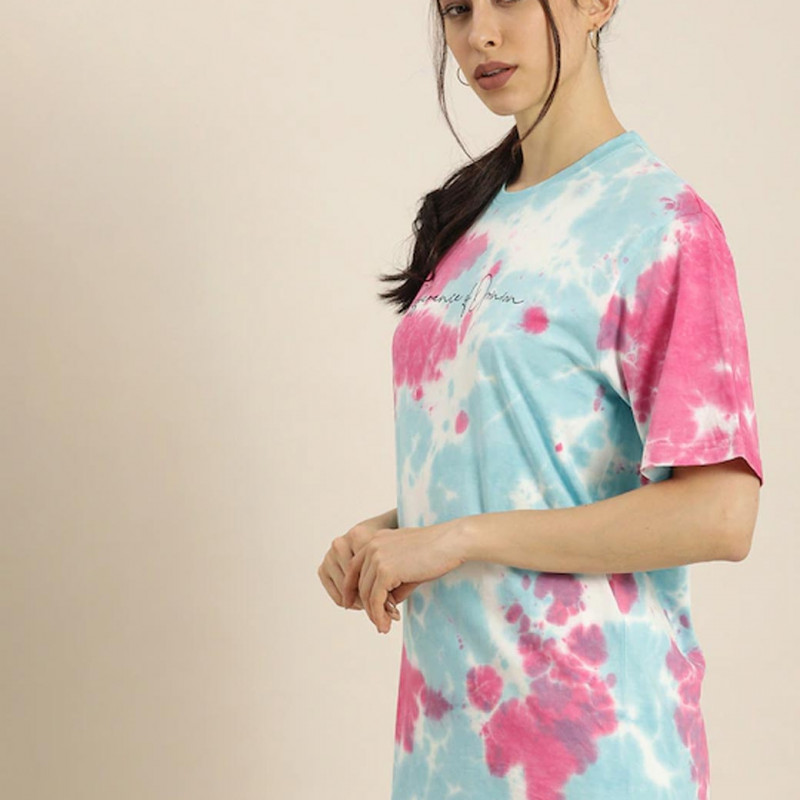 Women Multicoloured Loose T-shirt